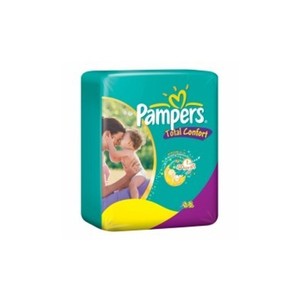 7506195101377 - PAMPERS TOTAL CONFORT G DESCARTÁVEL 76 UNIDADES