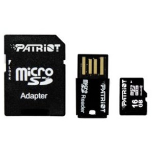 0815530015598 - PATRIOT PSF16GMCSHC10UK 16GB MICRO SDHC