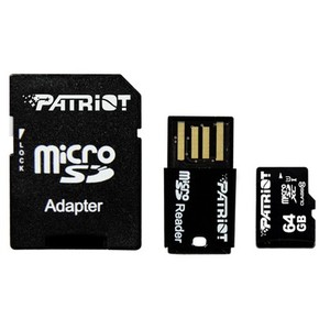 0815530015611 - PATRIOT PSF64GMCSXC10UK 64GB MICRO SDXC