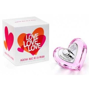 8410225524595 - PERFUME LOVE LOVE LOVE AGATHA RUIZ DE LA PRADA EAU DE TOILETTE FEMININO