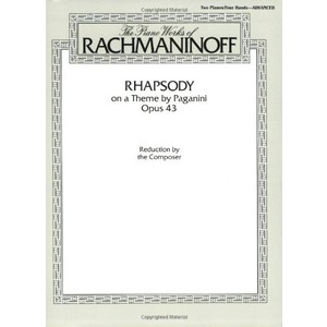 9780769259666 - RHAPSODY ON A THEME BY PAGANINI, OPUS 43 (BELWIN EDITION) - SERGEI RACHMANINOFF