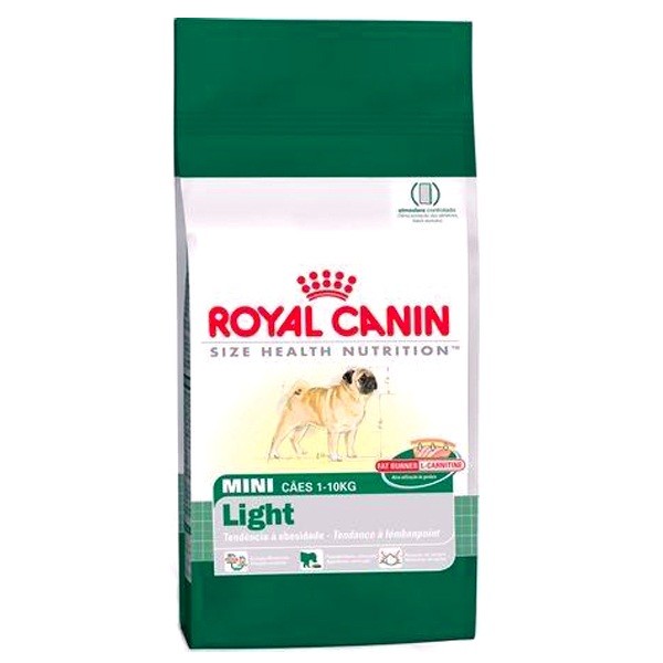 7896181212515 - RAÇÃO MINI LIGHT 7,5KG - ROYAL CANIN