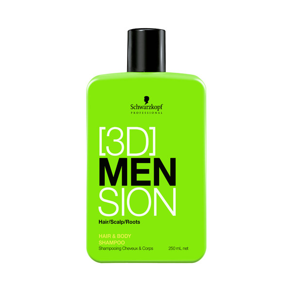 4045787160857 - SHAMPOO SCHWARZKOPF 3DMENSION HAIR AND BODY 250 ML