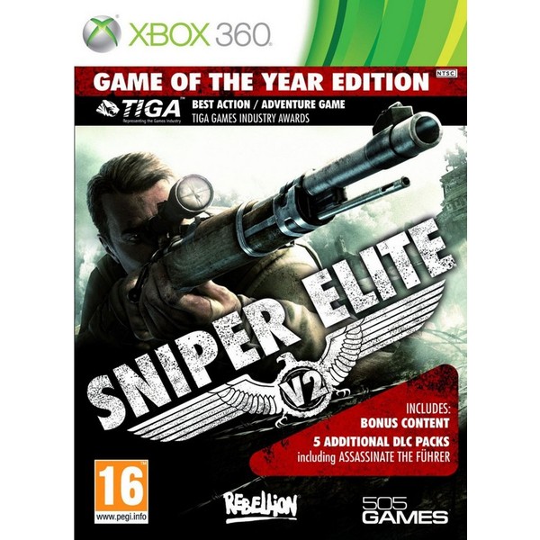0812872011653 - SNIPER ELITE V2 GAME OF THE YEAR EDITION XBOX 360 DVD