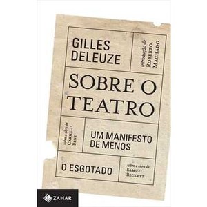 9788537802038 - SOBRE O TEATRO - GILLES DELEUZE