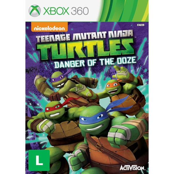 1069114900049 - TEENAGE MUTANT NINJA TURTLES DANGER OF THE OOZE XBOX 360 DVD