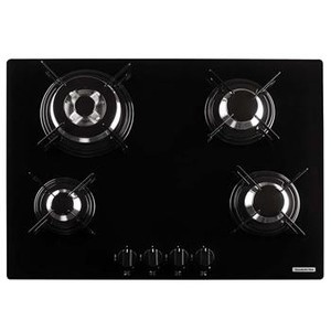 7894693027696 - TRAMONTINA PERFECTA TRAPEZIO 4GG TRI 70 COOKTOP 4 BOCAS PRETO