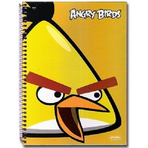 7894494581625 - UNIVERSITÁRIO ESPIRAL DURA JANDAIA ANGRY BIRDS 1 MATÉRIAS 96 FOLHAS