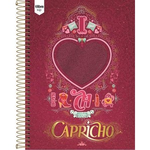 7891027128845 - CADERNO UNIVERSITÁRIO ESPIRAL TOP CAPRICHO 200 FOLHAS 860G TILIBRA