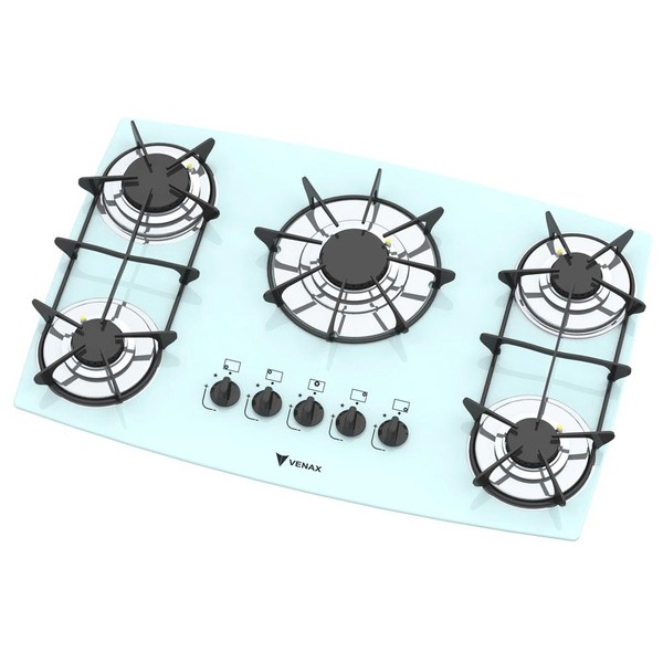 7899552102477 - VENAX SOGNARE COOKTOP 5 BOCAS BRANCO