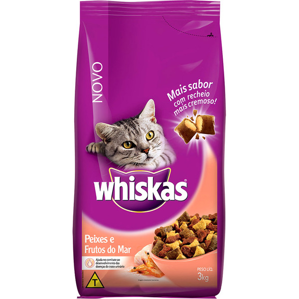 7896029089644 - WHISKAS PACOTE PEIXES E FRUTOS DO MAR ADULTOS