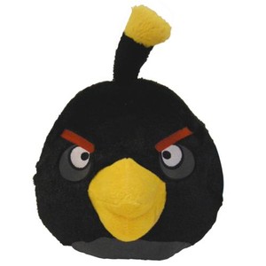 7899217973039 - YELLOW ANGRY BIRDS PRETO COM SOM TAMANHO M